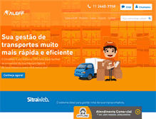 Tablet Screenshot of aleff.com.br